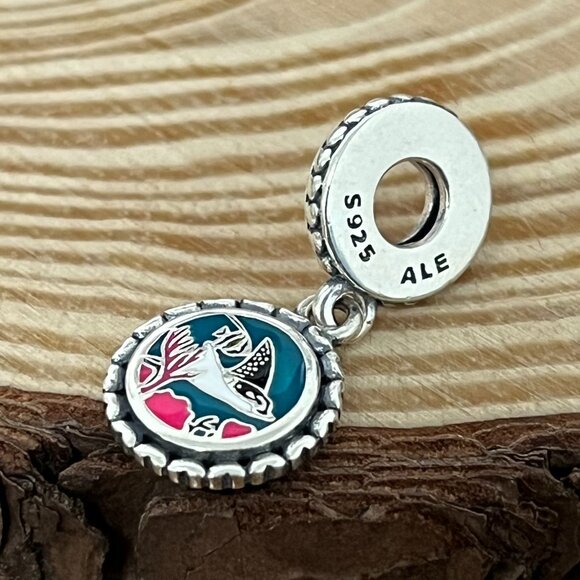 Pandora Florida Exclusive Charm Manta rays Dangle Charm Travel Pendant - Picture 3 of 3